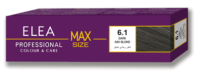 Max Size Hair Color 6.1 Dark Ash Blonde 100Ml  Elea