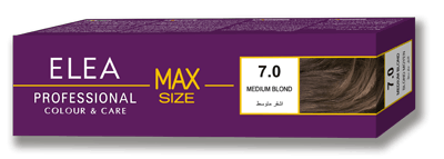 Max Size Hair Color 7.0 Medium Blond 100Ml  Elea