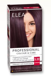Kit Hair Color 3.22 Aubergine 60ml Elea